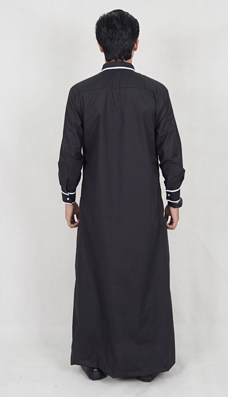 SW5088 Men's Jubah Black