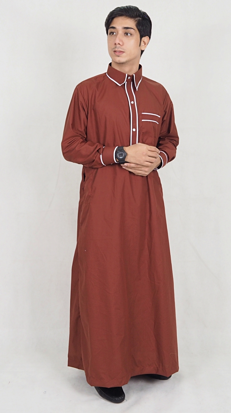 SW5088 Men's Jubah Brown