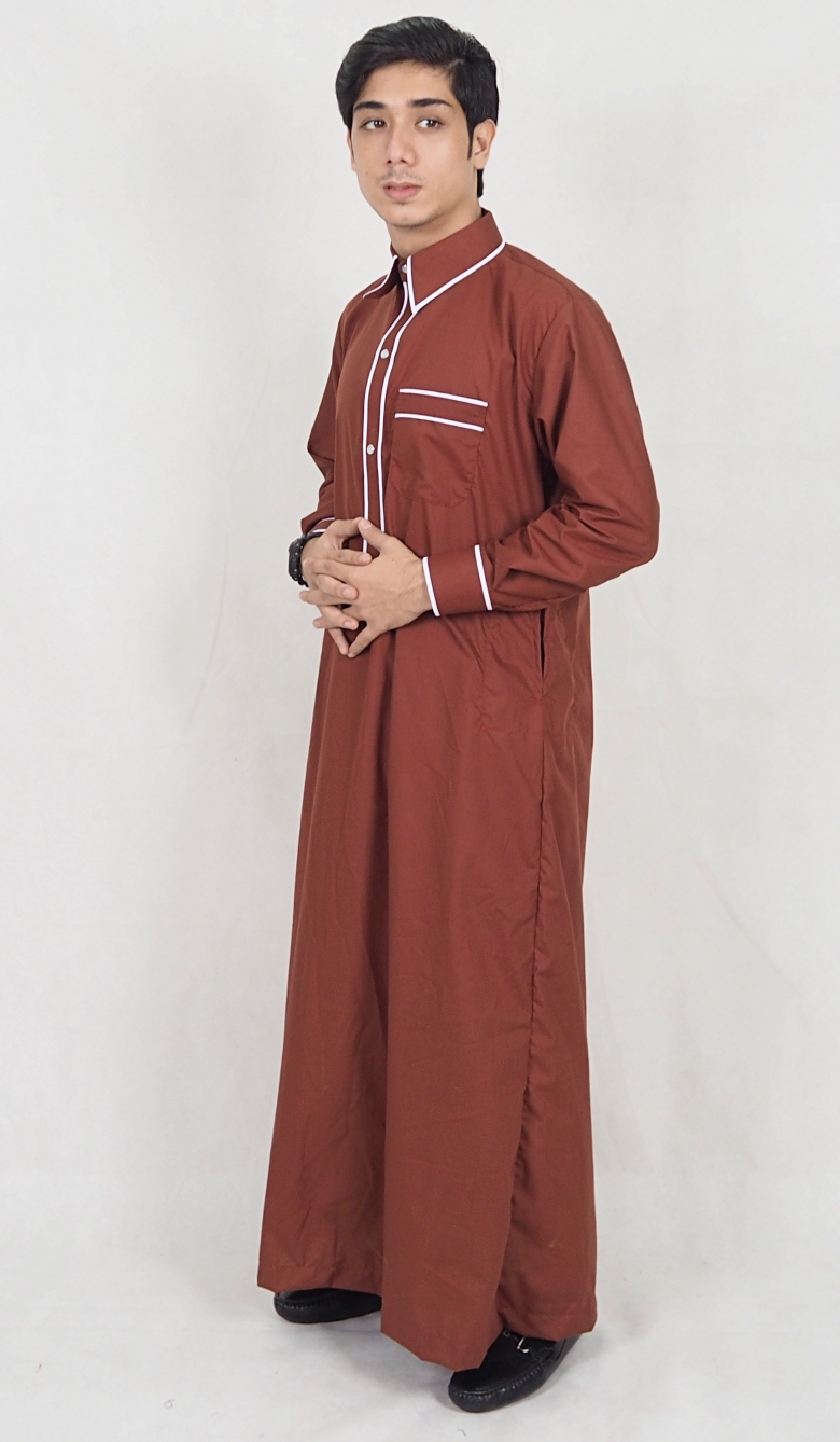 SW5088 Men's Jubah Brown