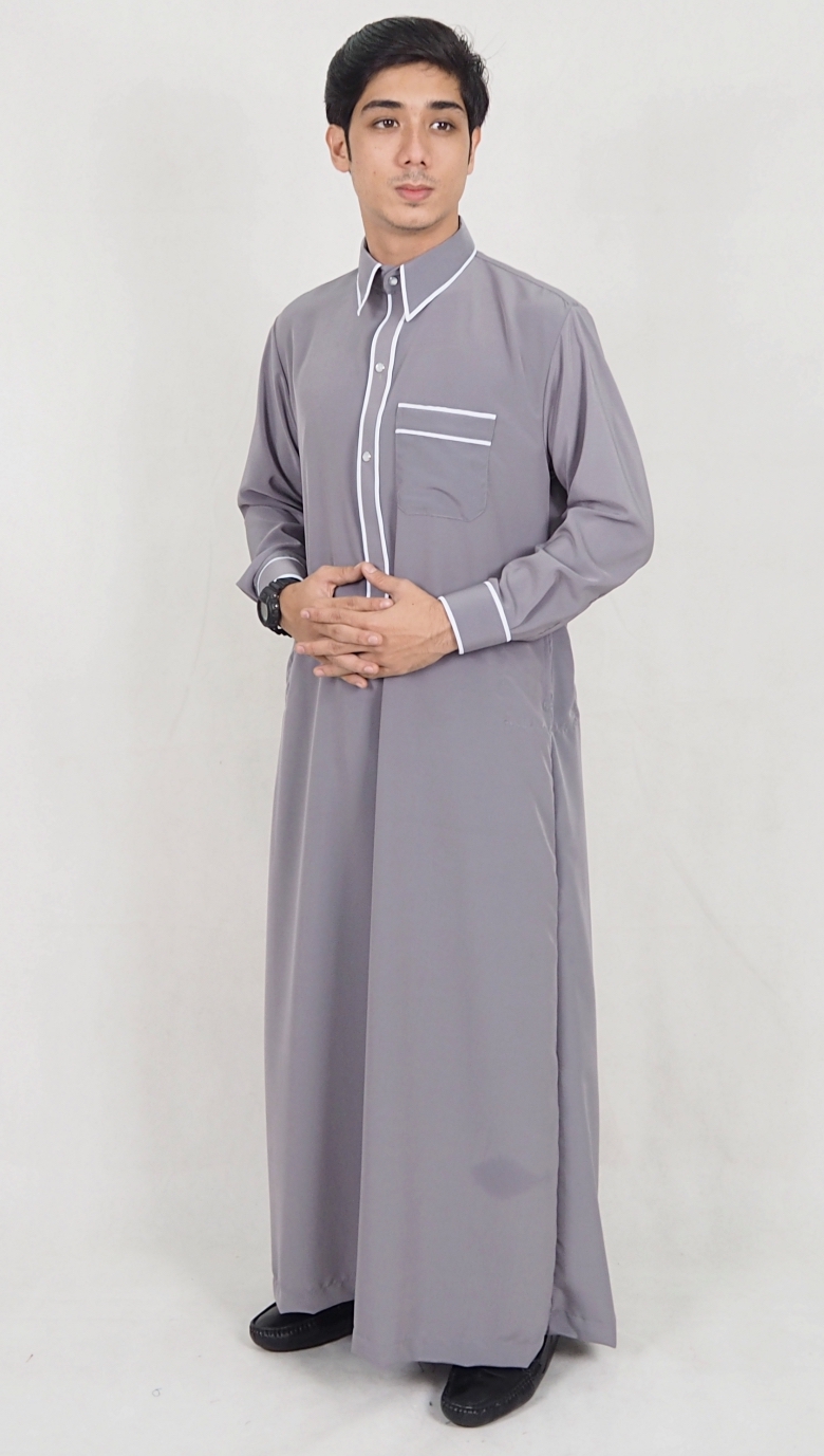 SW5088 Men's Jubah Grey