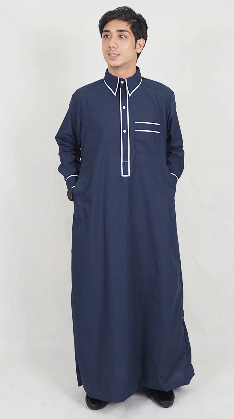 SW5088 Men's Jubah Navy