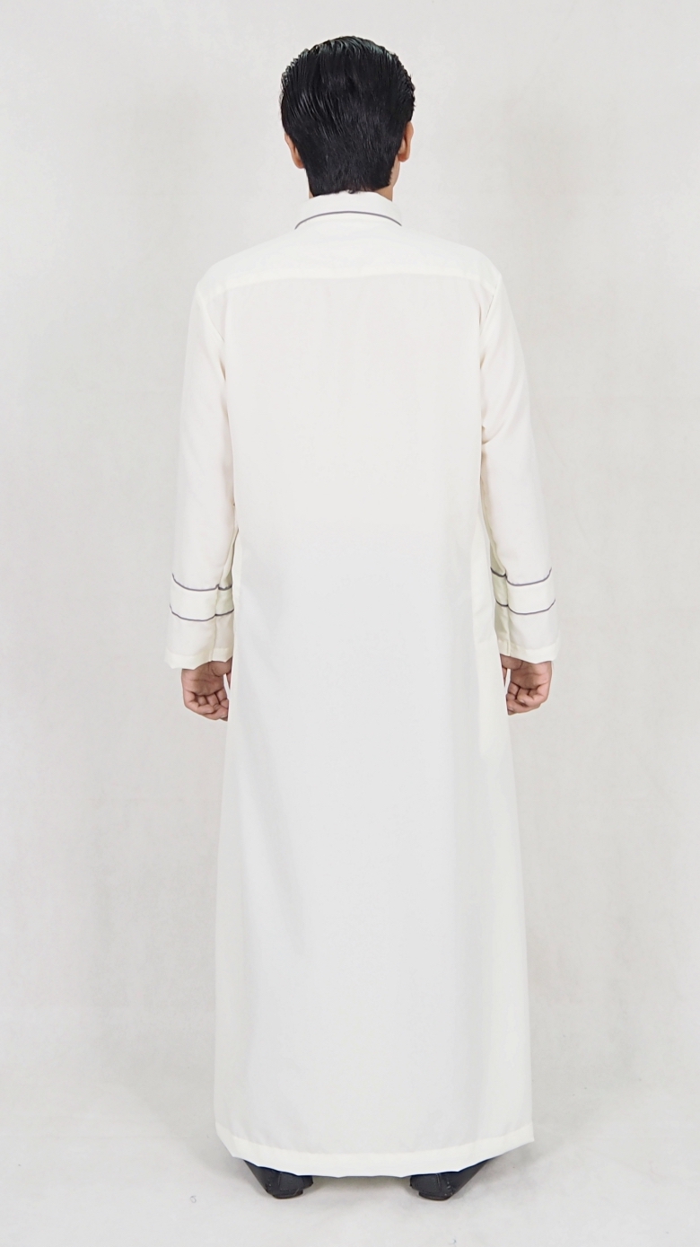 SW5089 Men's Jubah (Plus Size) White