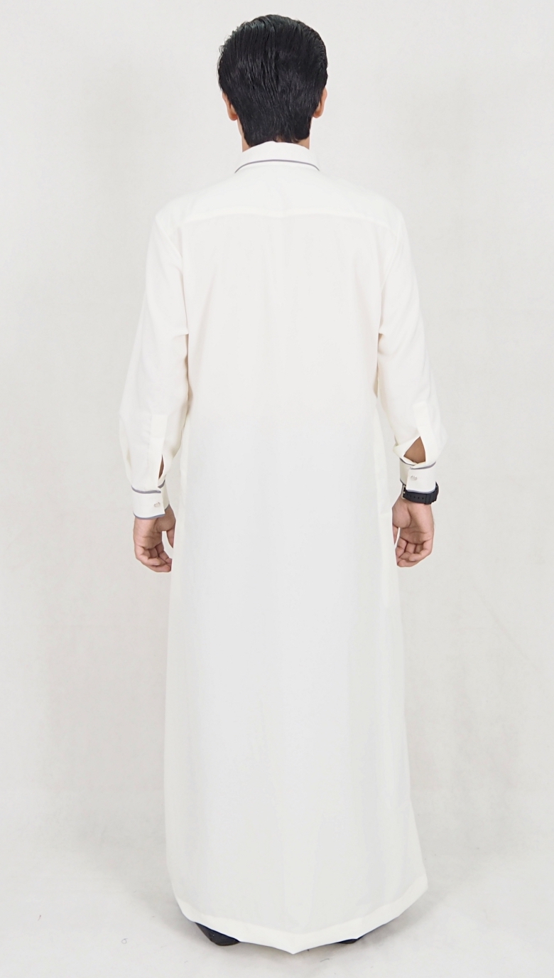 SW5092 Men's Jubah (Plus Size) White