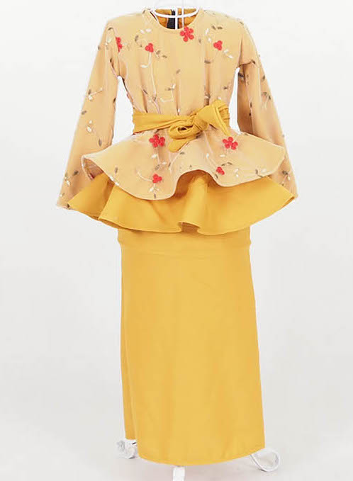 SW5095 Kid's Baju Kurung Mustard