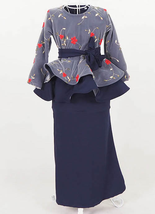 SW5095 Kid's Baju Kurung Navy