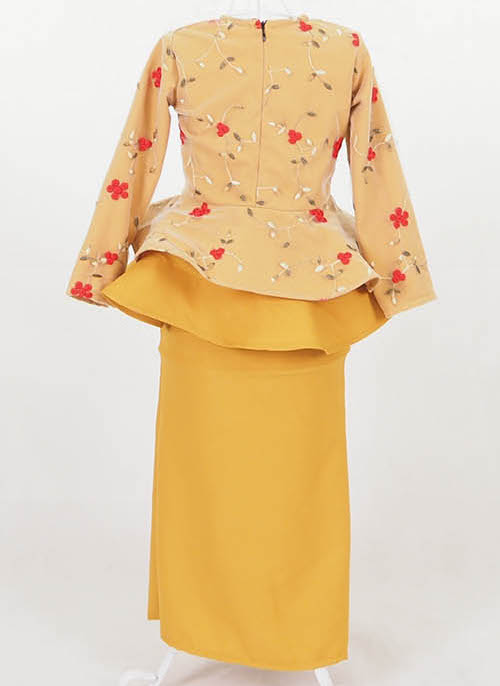 SW5096 Kid's Baju Kurung Mustard
