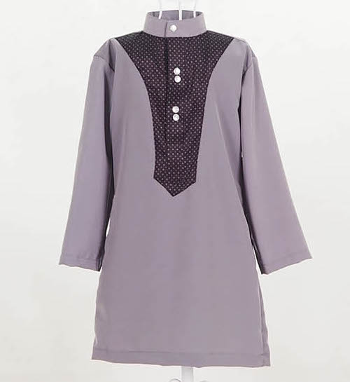 SW5107 Kid's Jubah Grey