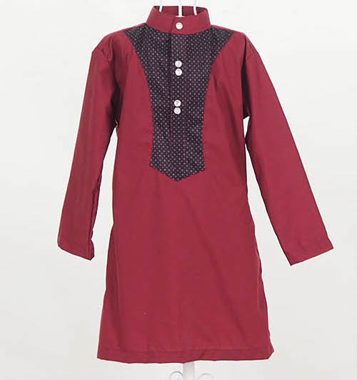 SW5107 Kid's Jubah Maroon