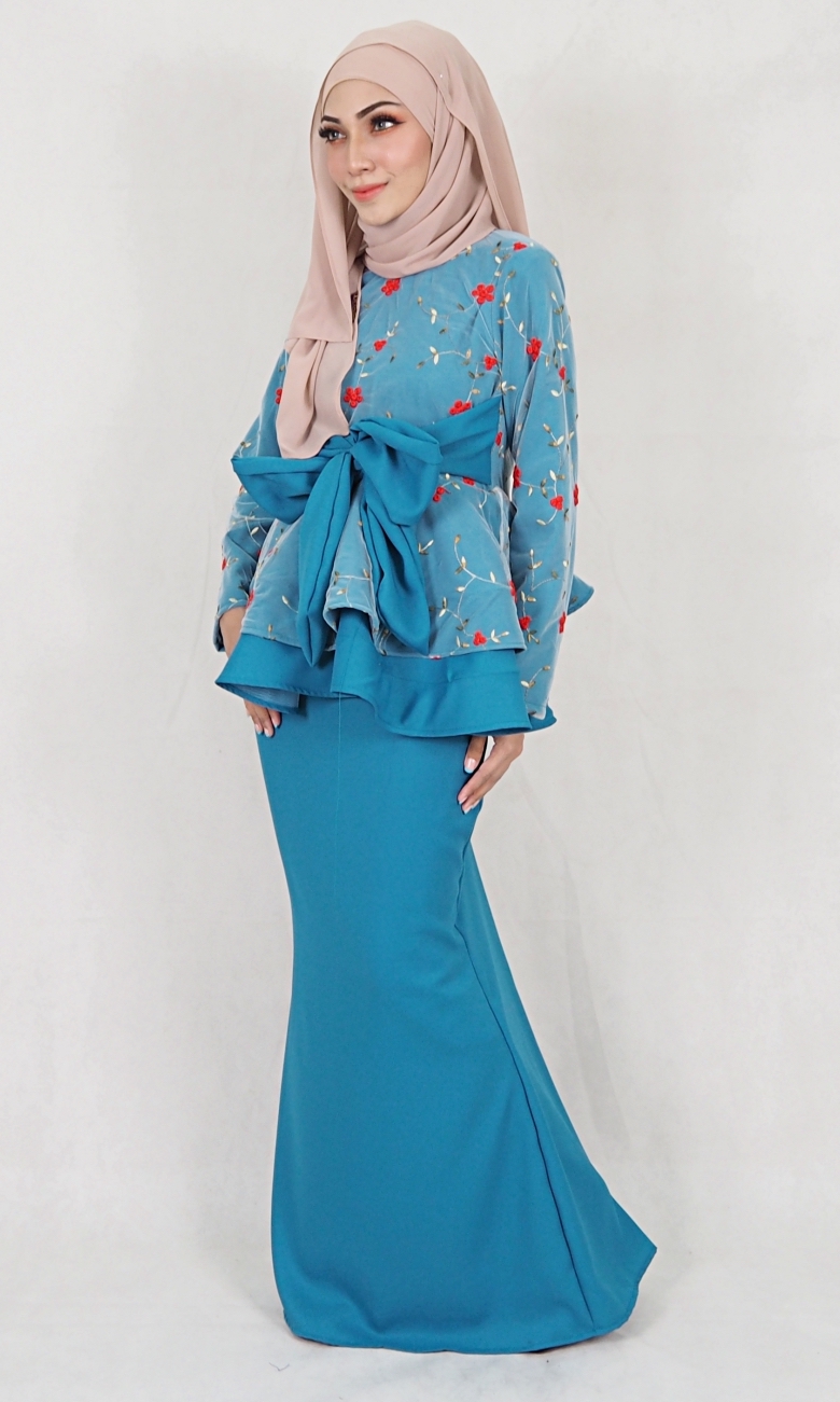 SW5110 Baju Kurung (Breastfeed) Dark Green