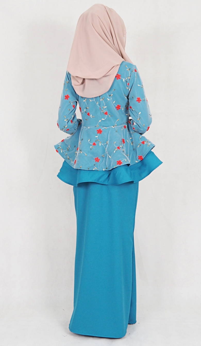 SW5110 Baju Kurung (Breastfeed) Dark Green