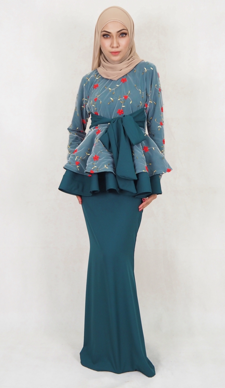 SW5110 Baju Kurung (Breastfeed) Emerald Green