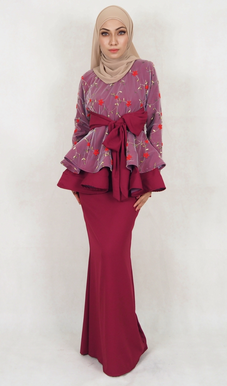 SW5110 Baju Kurung (Breastfeed) Maroon