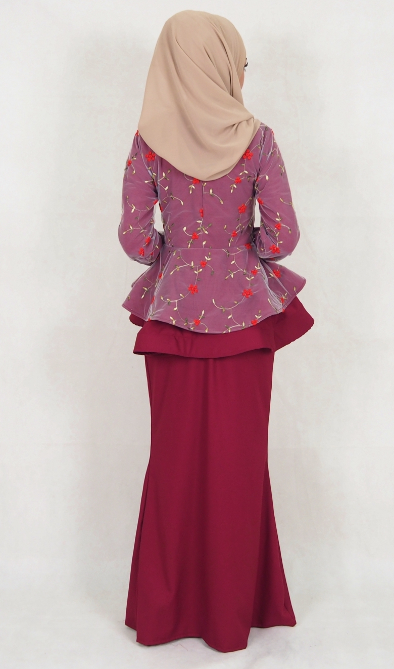 SW5110 Baju Kurung (Breastfeed) Maroon