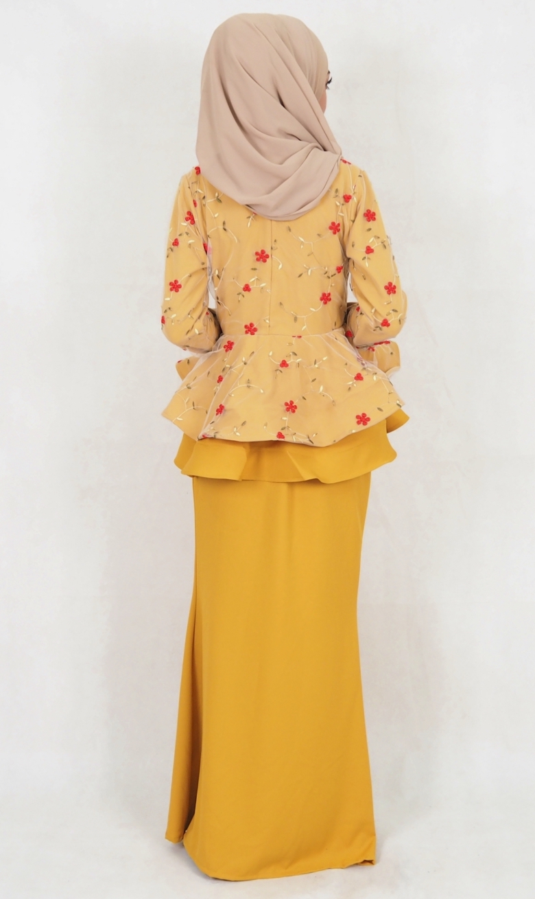 SW5110 Baju Kurung (Breastfeed) Mustard