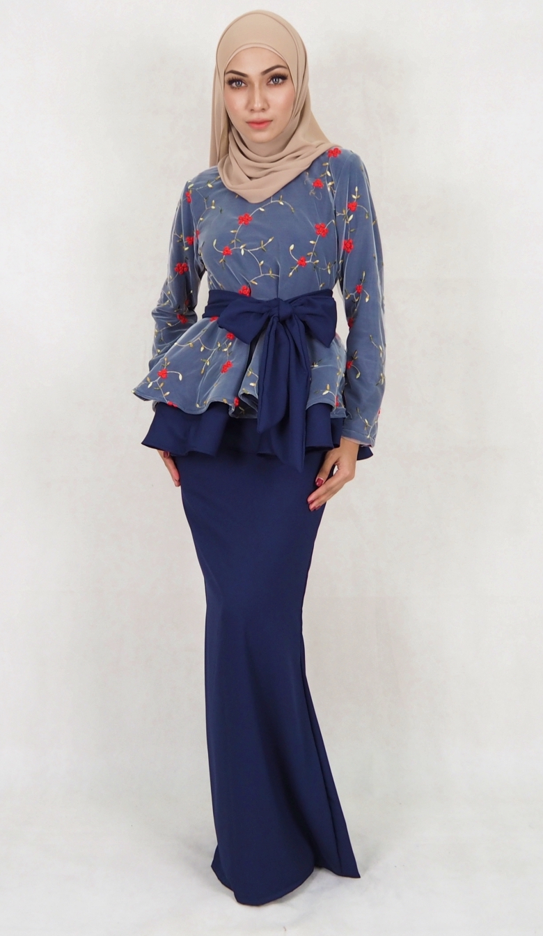 SW5110 Baju Kurung (Breastfeed) Navy