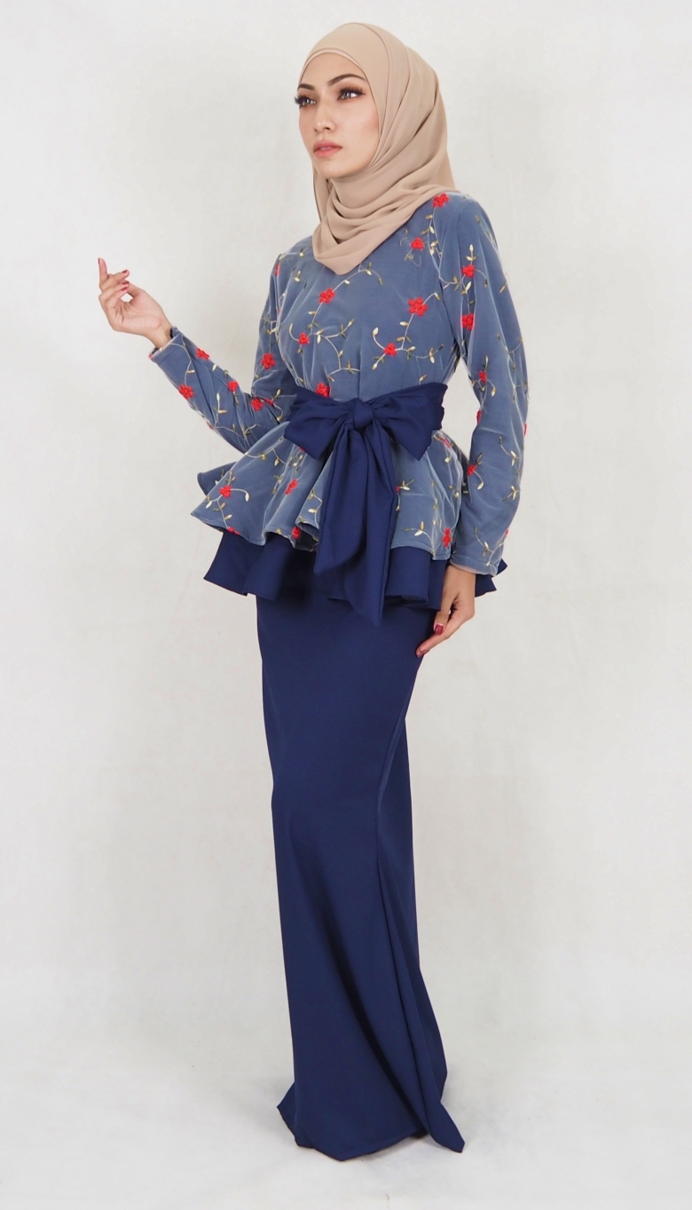 SW5110 Baju Kurung (Breastfeed) Navy