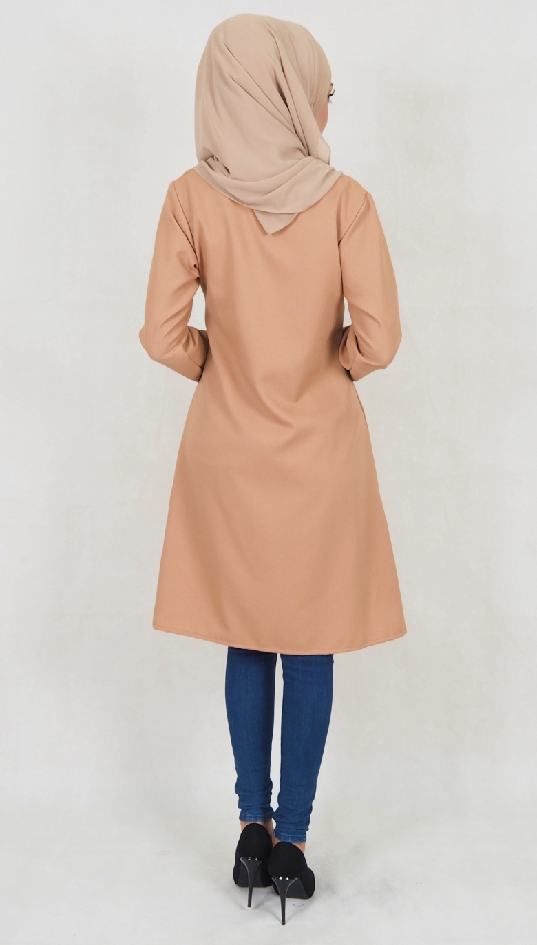 SW5113 Fashion Blouse (Breastfeed) Dark Brown
