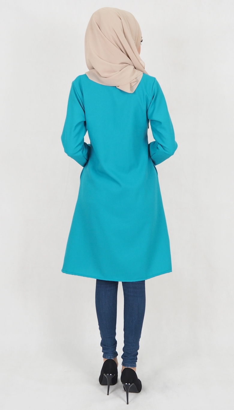 SW5113 Fashion Blouse (Breastfeed) Dark Green