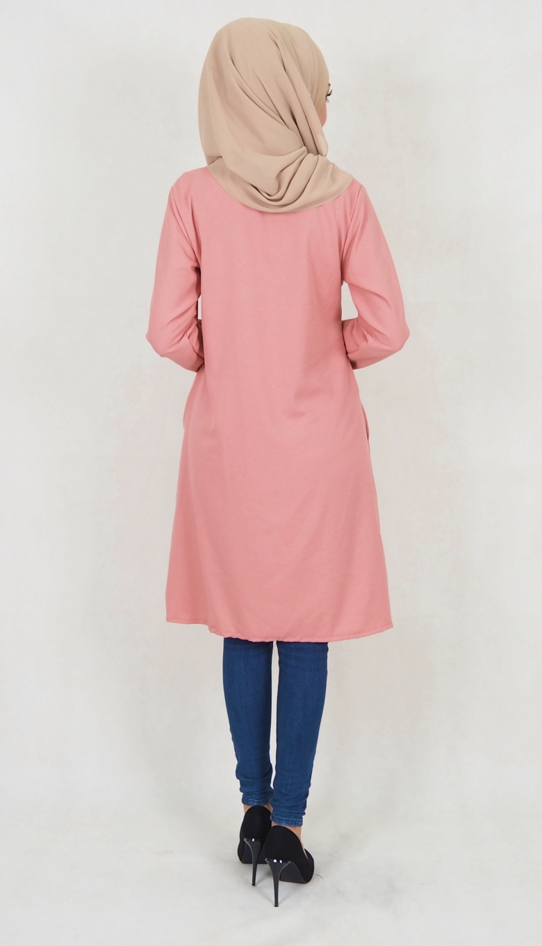 SW5113 Fashion Blouse (Breastfeed) Dusty Pink