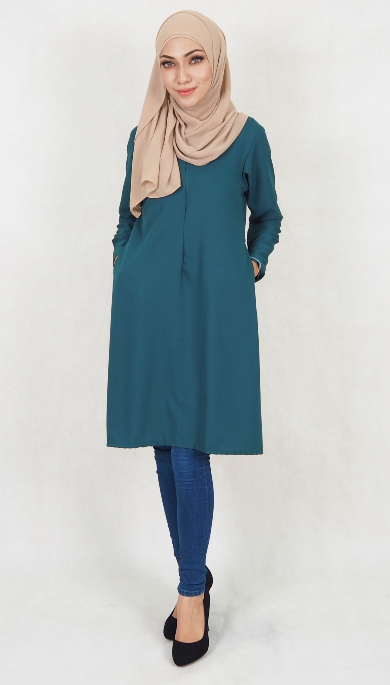 SW5113 Fashion Blouse (Breastfeed) Emerald Green