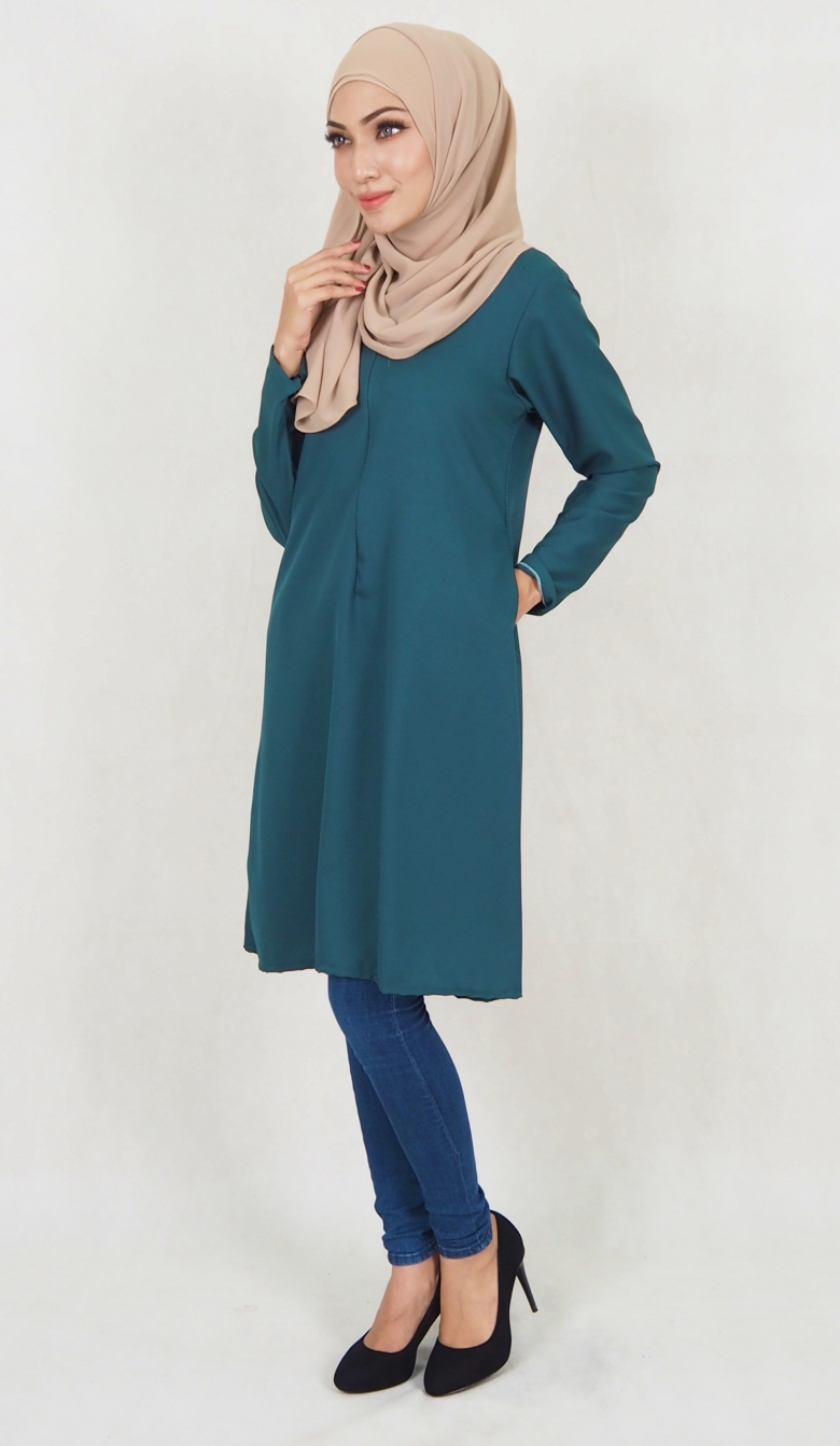 SW5113 Fashion Blouse (Breastfeed) Emerald Green