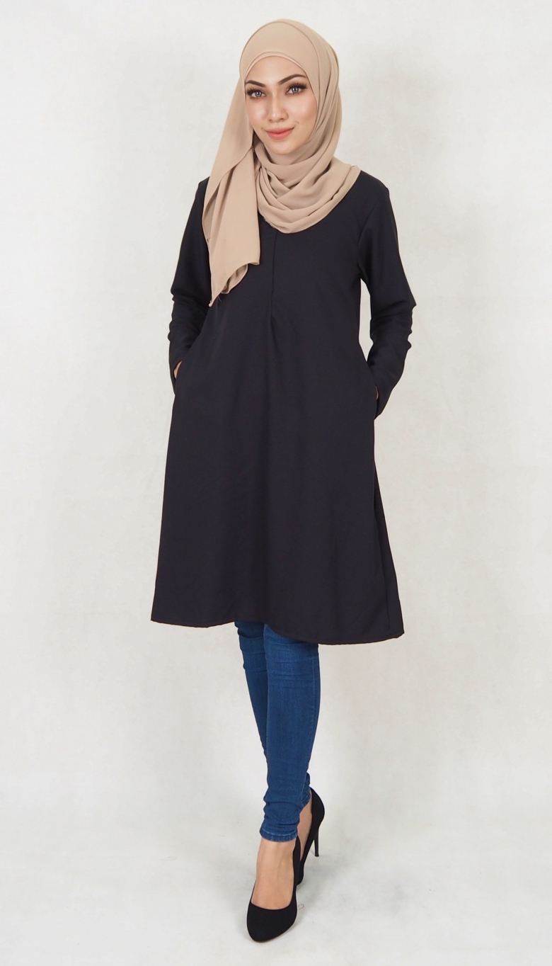 SW5116 Blouse (Breastfeed Plus Size) Black