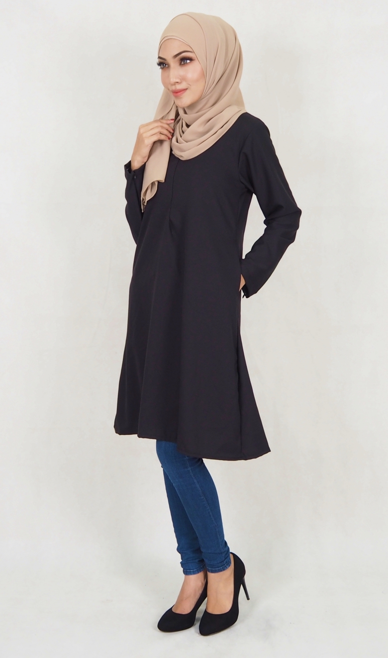 SW5116 Blouse (Breastfeed Plus Size) Black