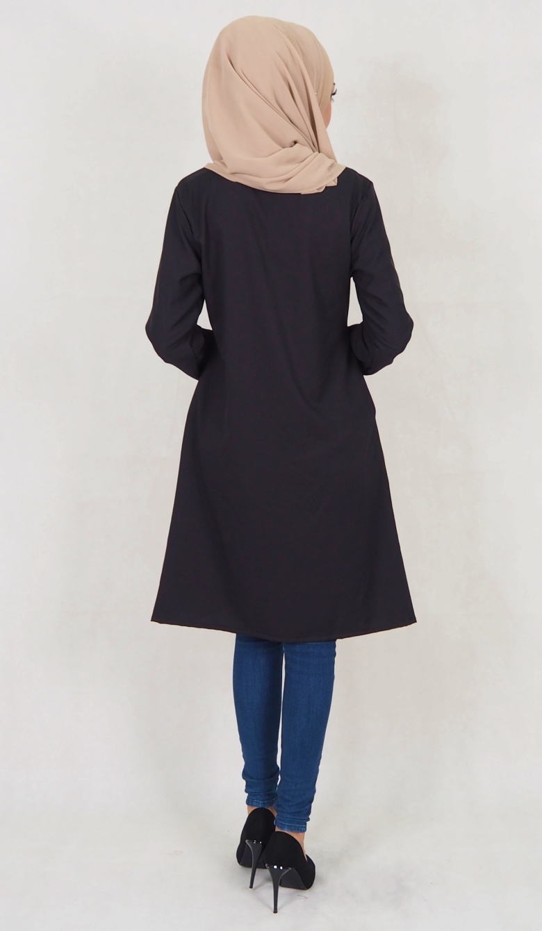 SW5116 Blouse (Breastfeed Plus Size) Black