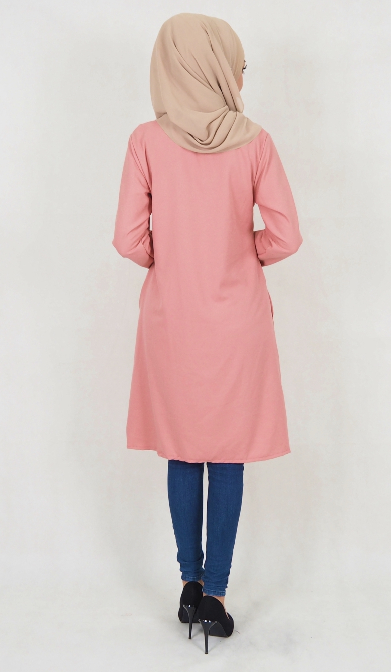 SW5116 Blouse (Breastfeed Plus Size) Dusty Pink