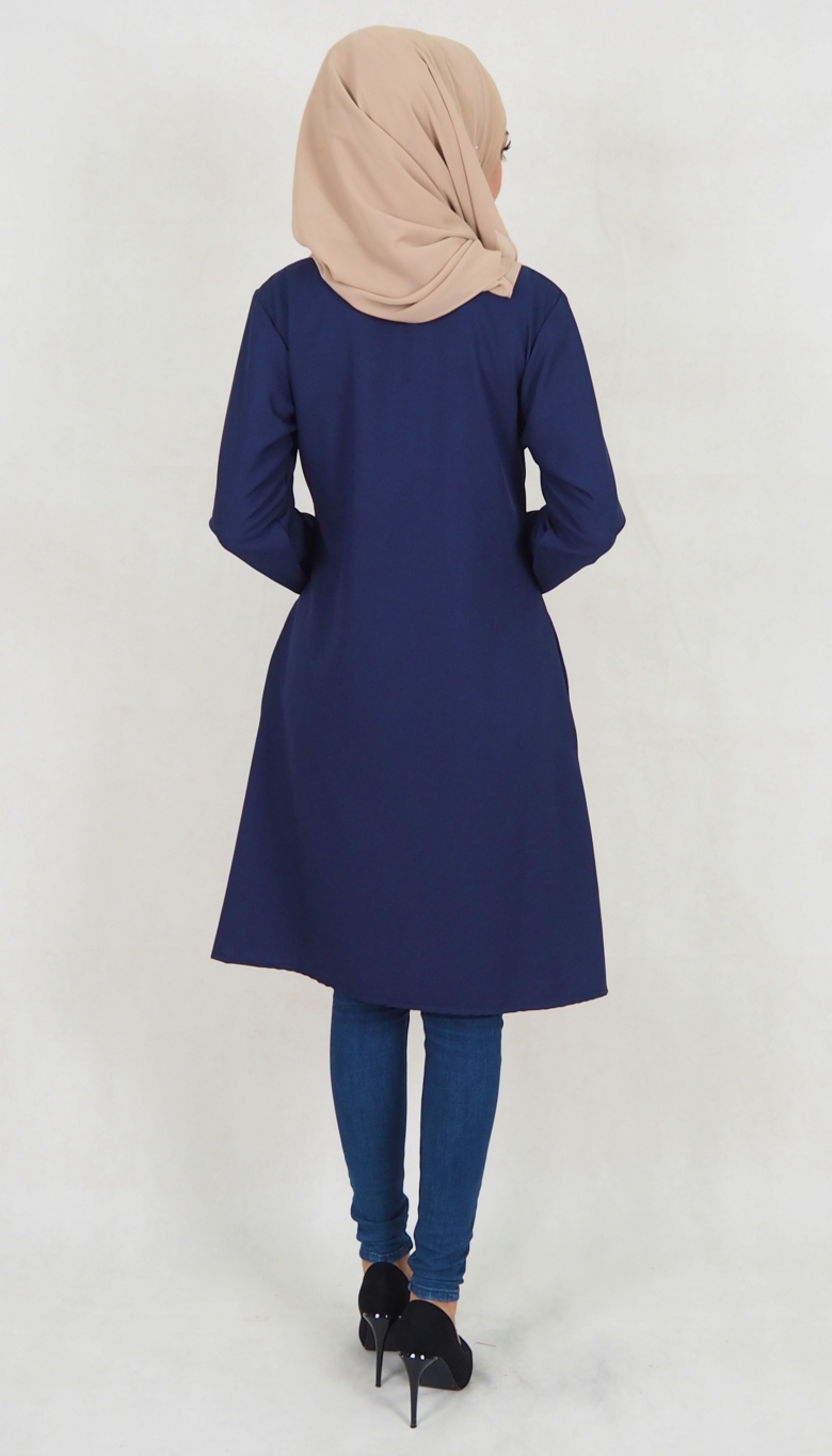 SW5116 Blouse (Breastfeed Plus Size) Navy