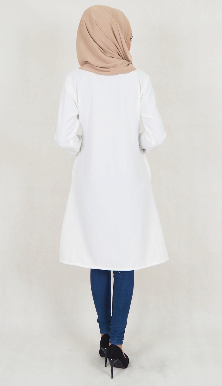 SW5116 Blouse (Breastfeed Plus Size) White