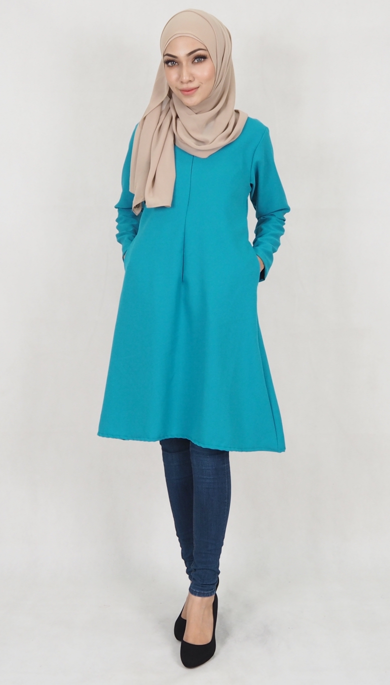 SW5117 Blouse (Breastfeed Plus Size) Dark Green