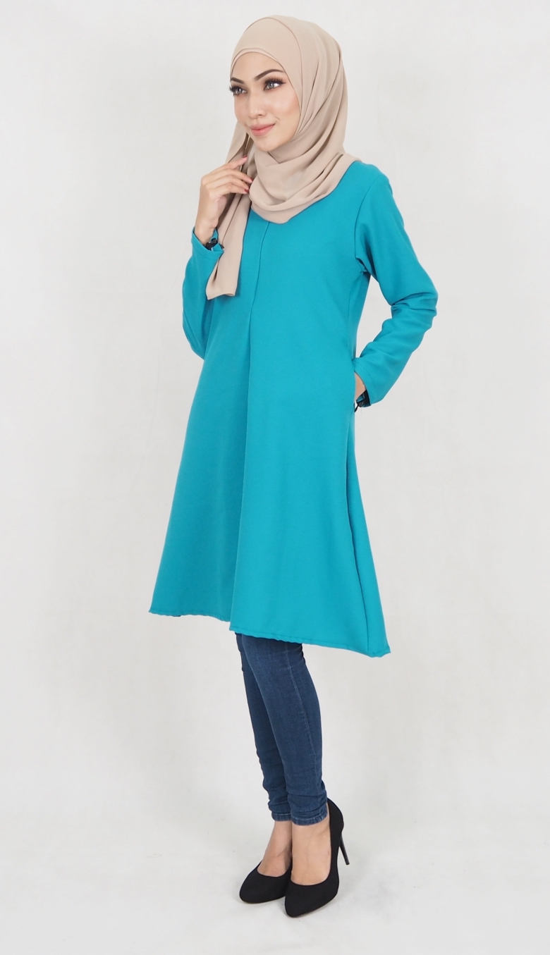 SW5117 Blouse (Breastfeed Plus Size) Dark Green