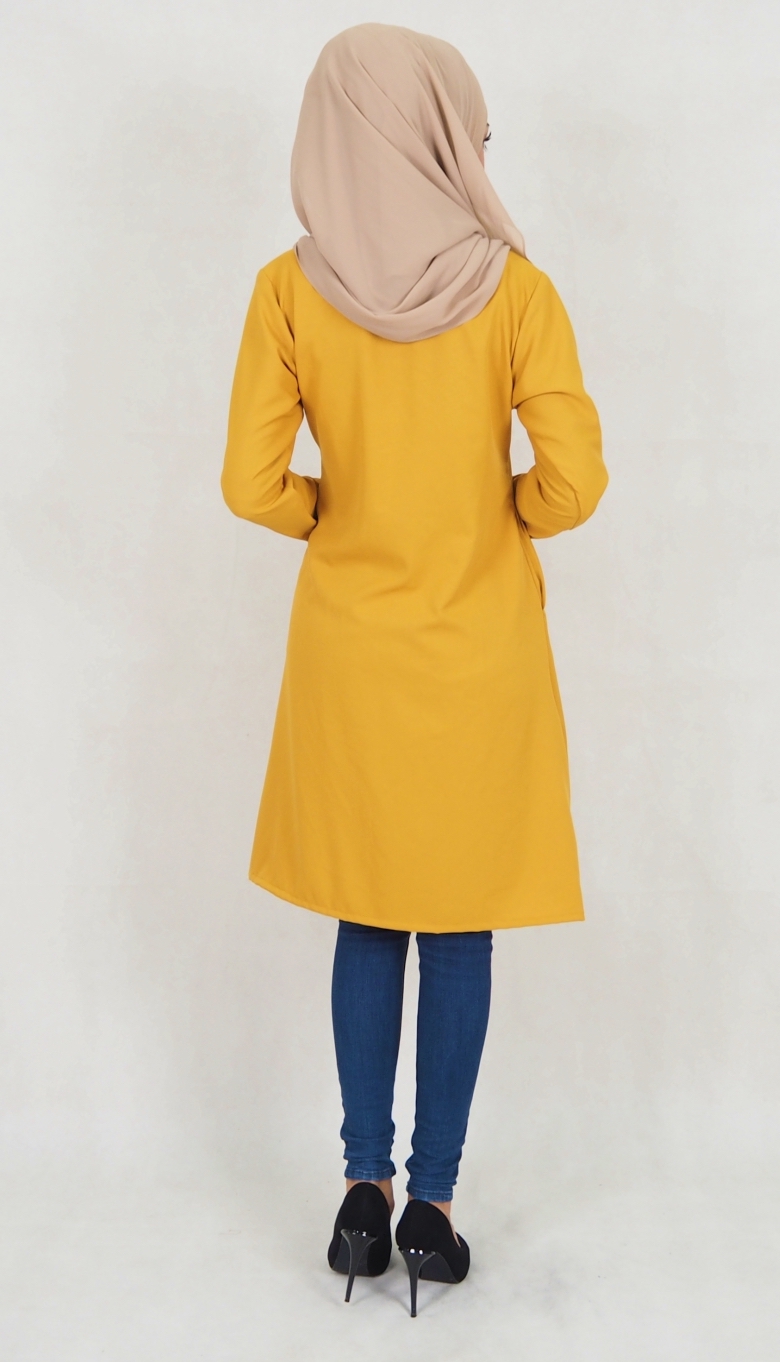 SW5117 Blouse (Breastfeed Plus Size) Mustard