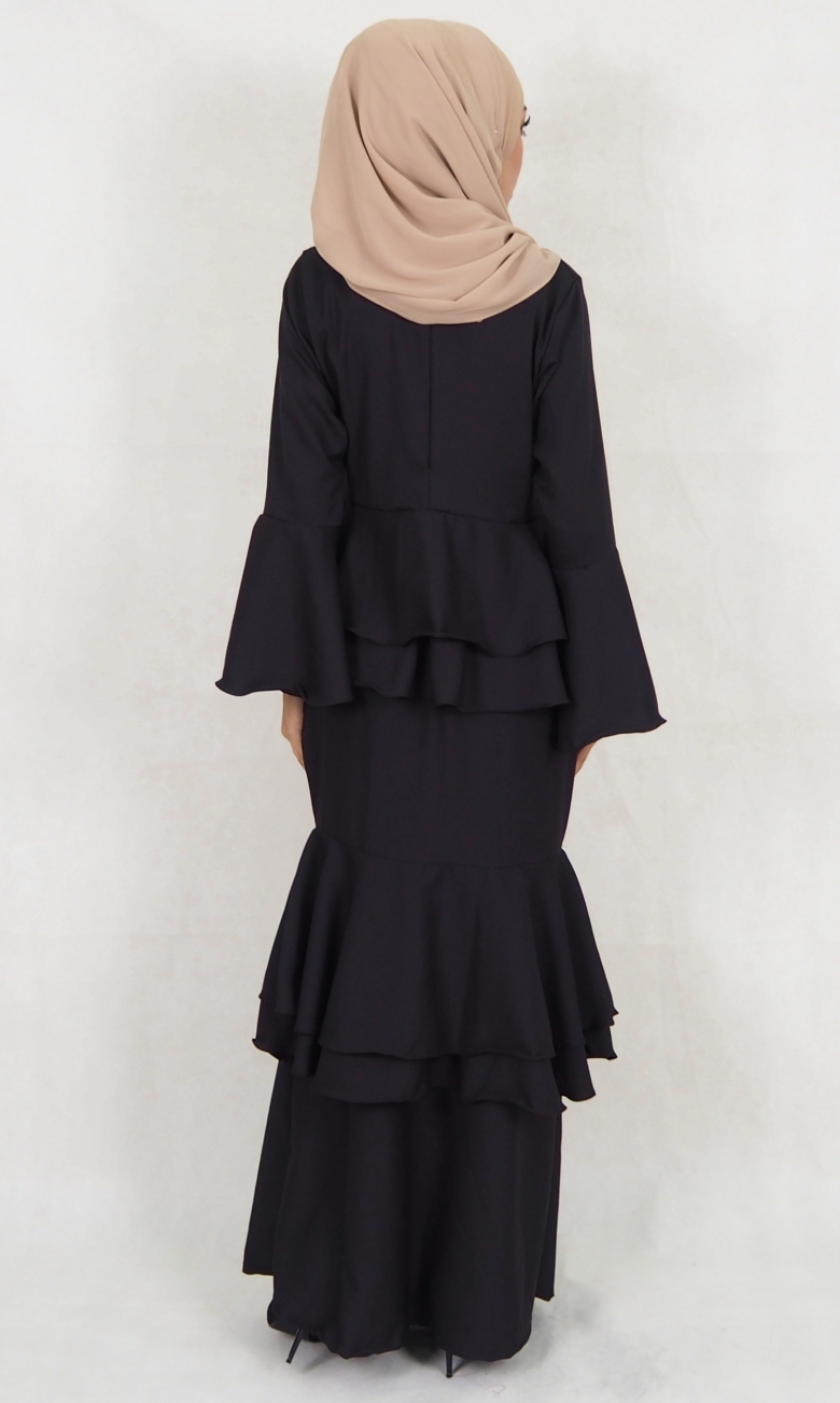 SW5118 Baju Kurung (Breastfeed) Black