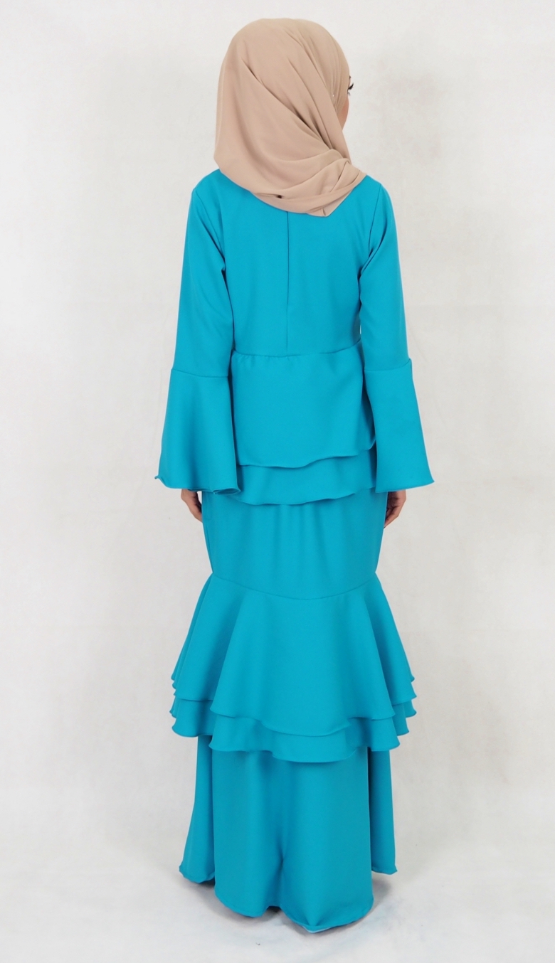 SW5118 Baju Kurung (Breastfeed) Dark Green
