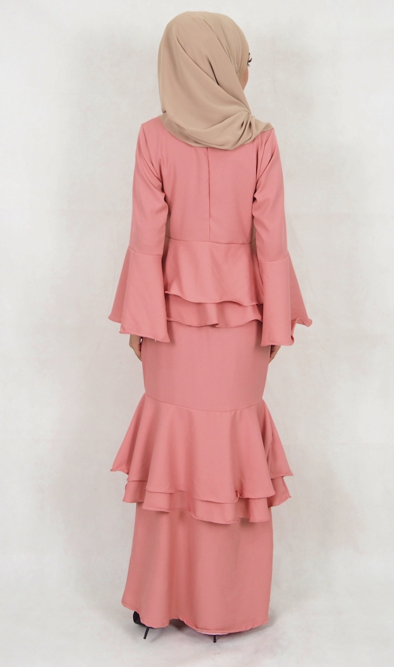 SW5118 Baju Kurung (Breastfeed) Dusty Pink