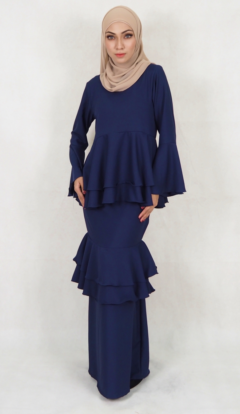 SW5118 Baju Kurung (Breastfeed) Navy