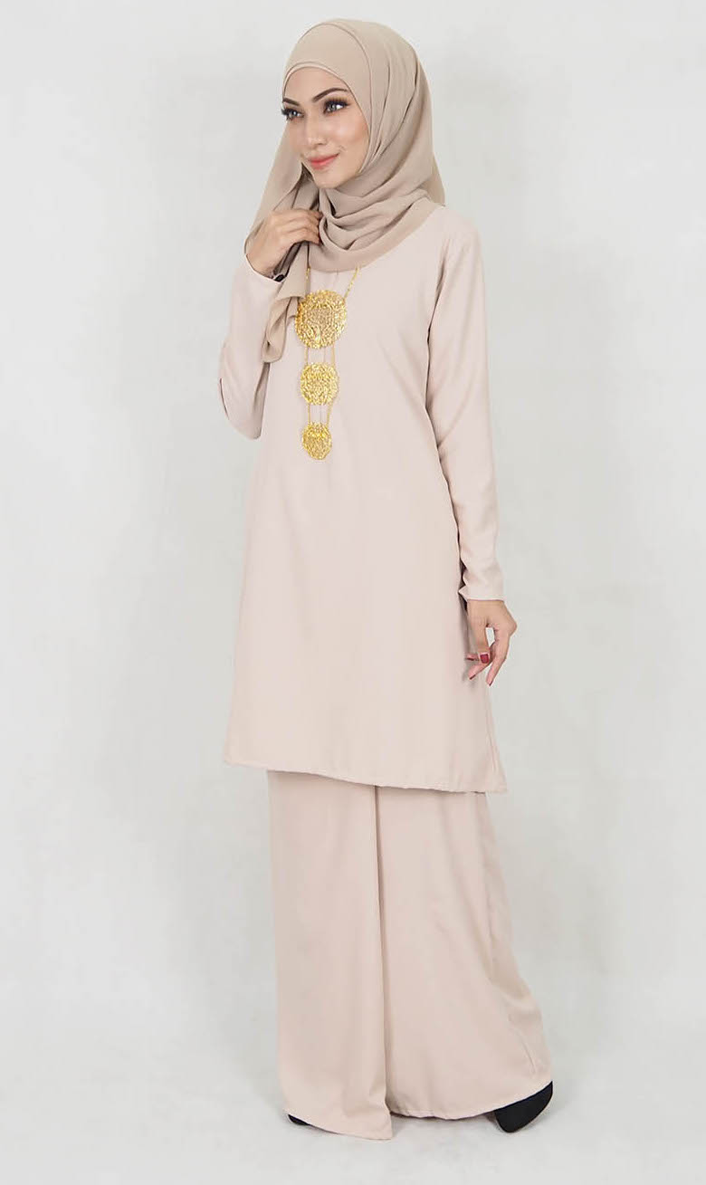 SW5119 Baju Kurung (Breastfeed) Cream
