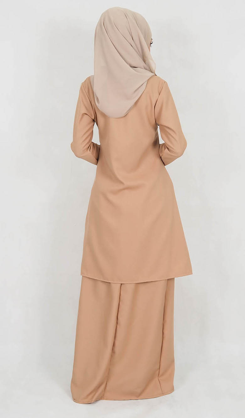 SW5119 Baju Kurung (Breastfeed) Dark Brown