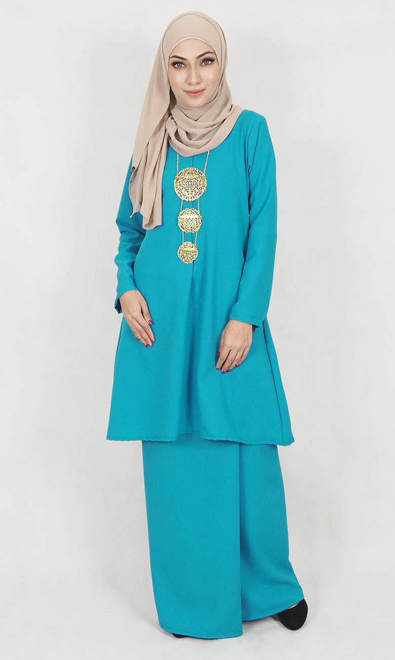 SW5119 Baju Kurung (Breastfeed) Dark Green