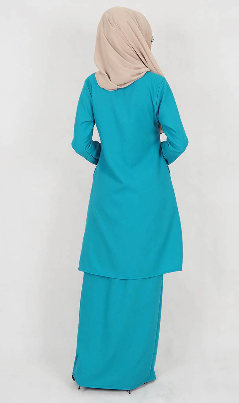 SW5119 Baju Kurung (Breastfeed) Dark Green