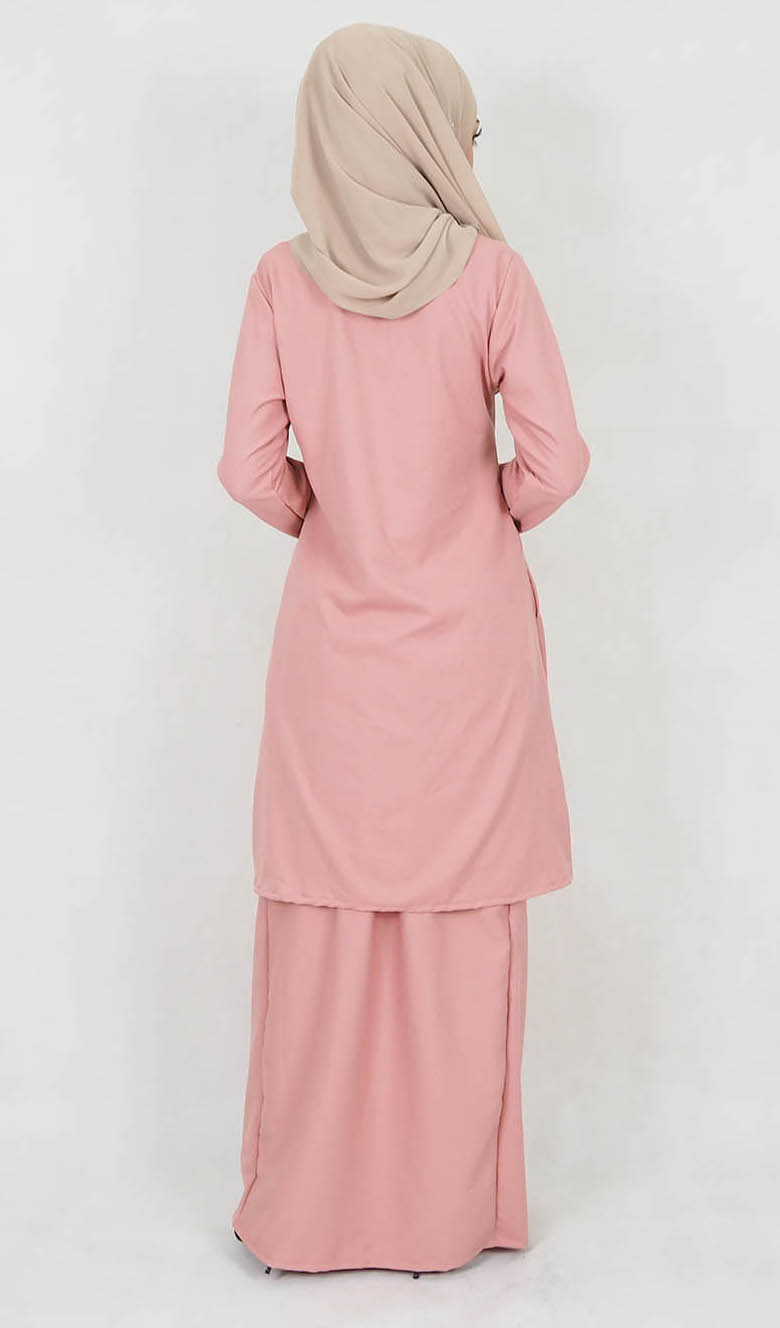 SW5119 Baju Kurung (Breastfeed) Dusty Pink