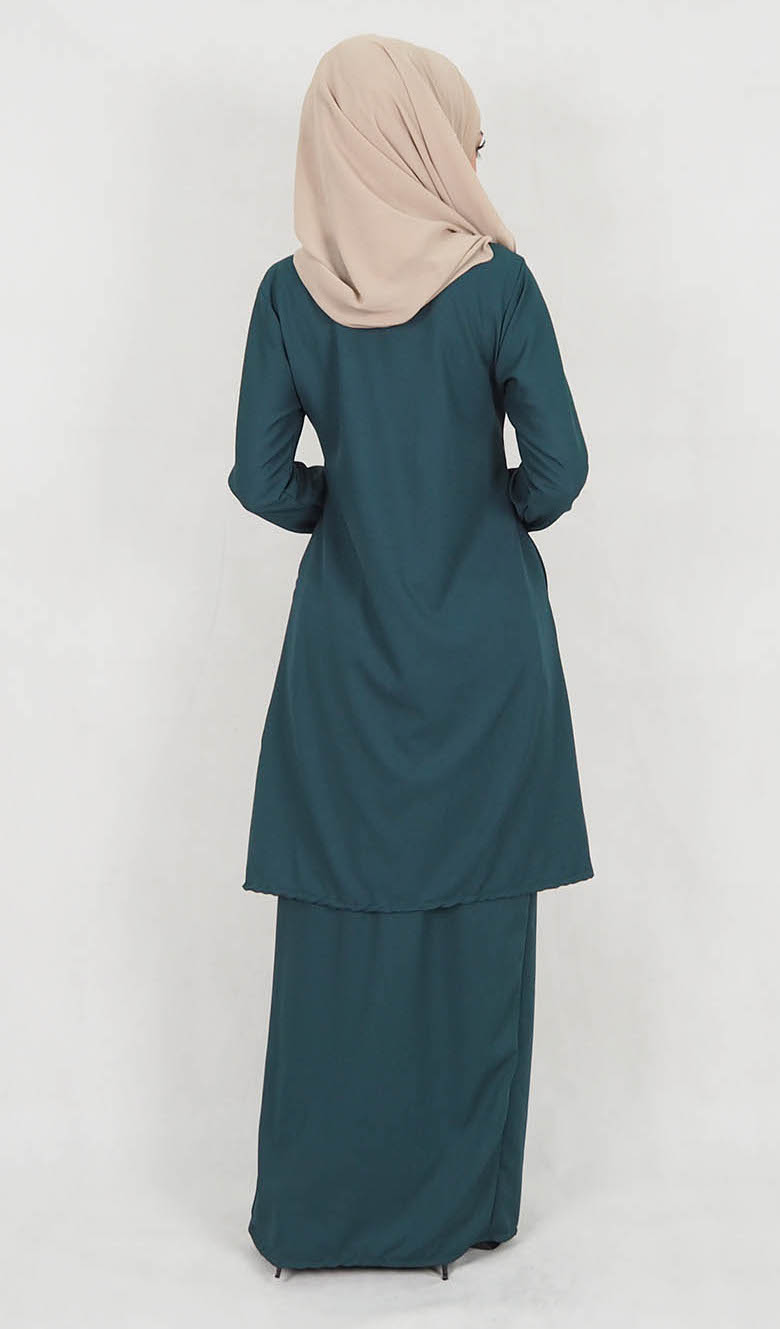 SW5119 Baju Kurung (Breastfeed) Emerald Green