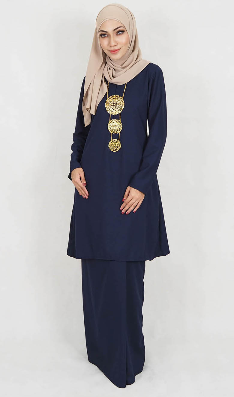 SW5119 Baju Kurung (Breastfeed) Navy