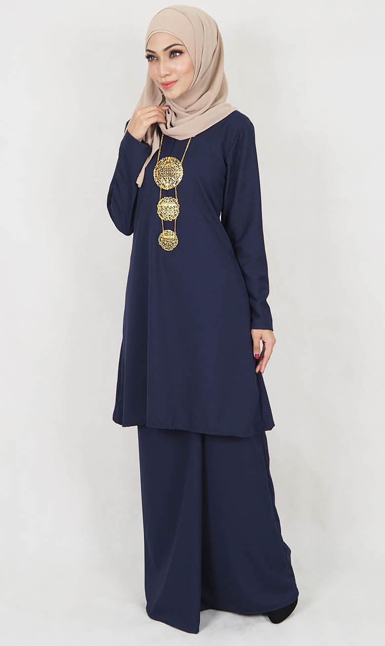 SW5119 Baju Kurung (Breastfeed) Navy