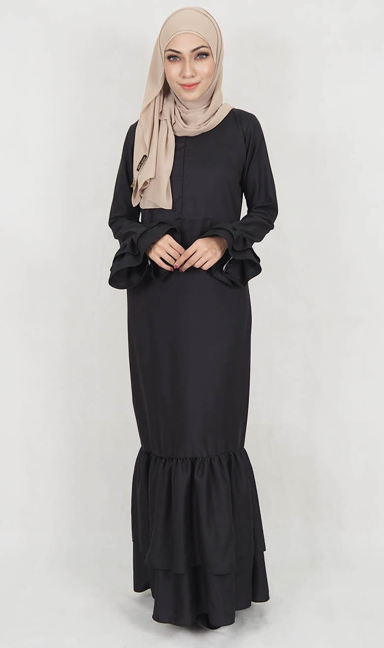 SW5120 Jubah (Breastfeed) Black