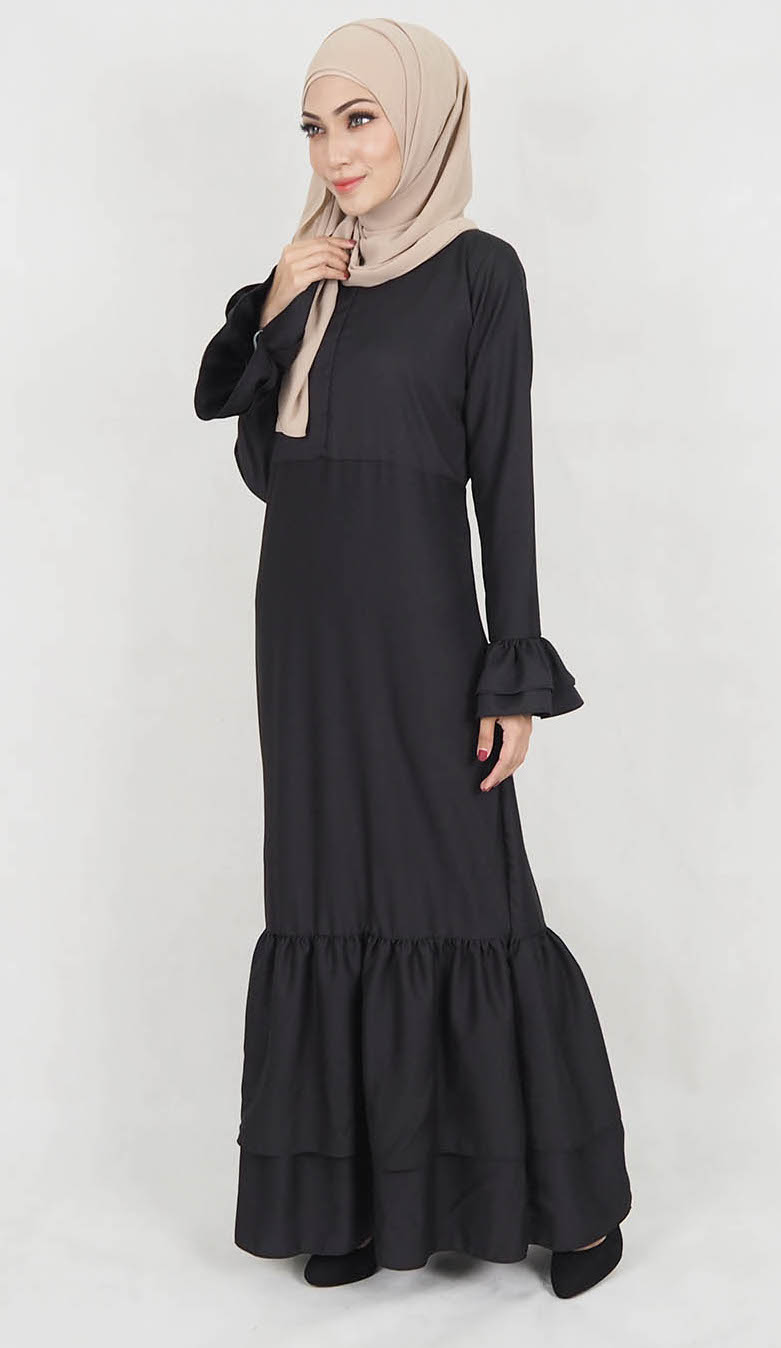SW5120 Jubah (Breastfeed) Black