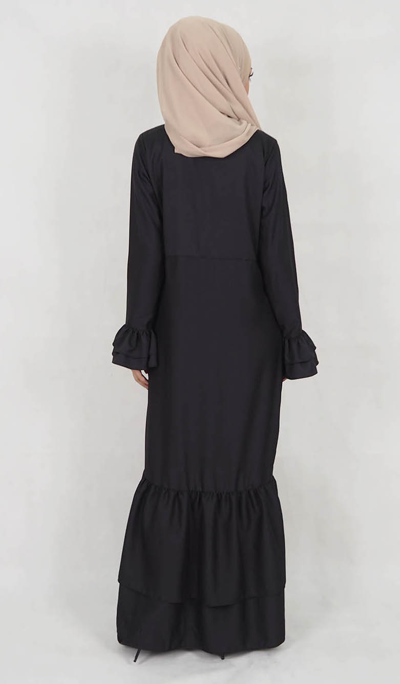 SW5120 Jubah (Breastfeed) Black