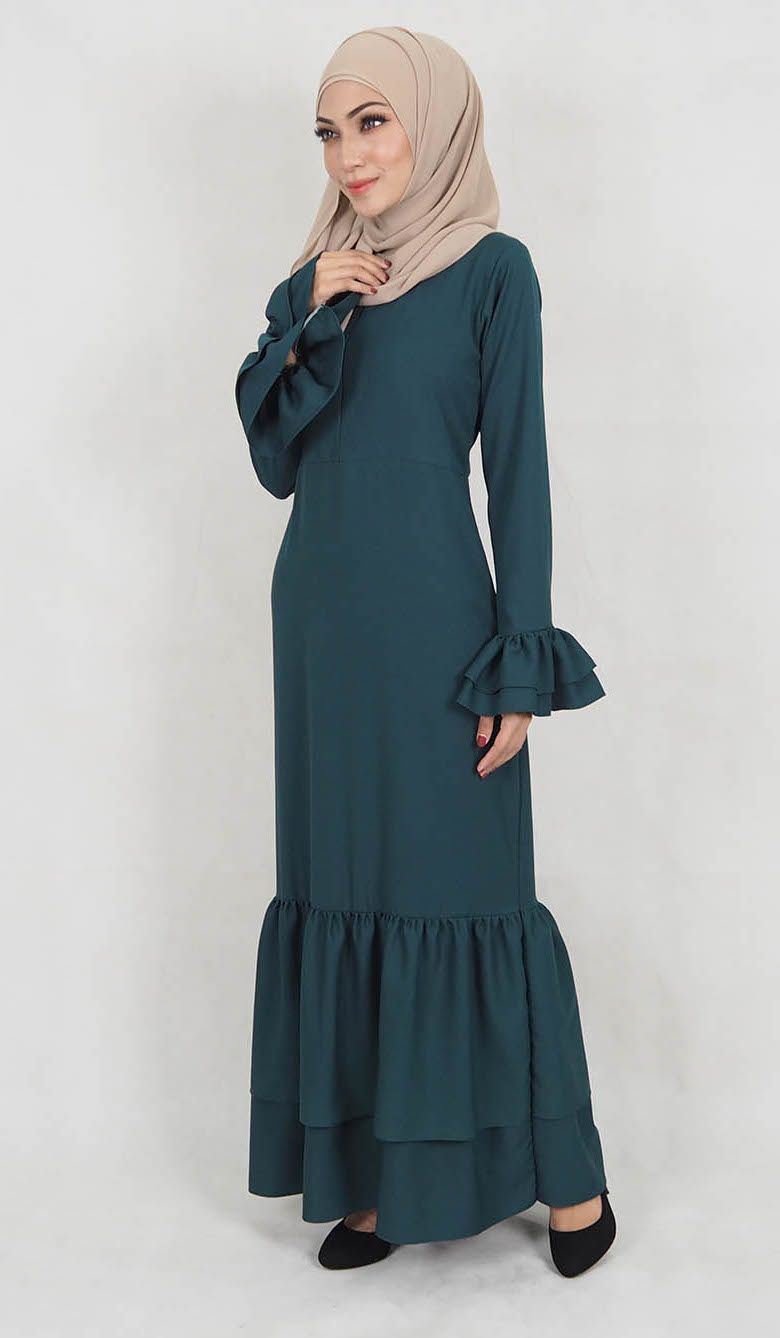 SW5120 Jubah (Breastfeed) Emerald Green